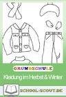 Jahreszeiten - Kleidung im Herbst und Winter - Anziehpuppen für den Sachunterricht in der Grundschule - Sachunterricht