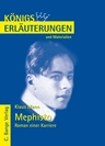 Interpretation zu Mann, Klaus - Mephisto Roman einer Karriere - Textanalyse und Interpretation des Romans mit ausführlicher Inhaltsangabe - Deutsch