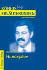 Interpretation zu Grass, Günter - Hundejahre   - Textanalyse und Interpretation mit ausführlicher Inhaltsangabe - Deutsch