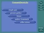 Grammatiktrainer Englisch Klasse 6 - Grammatik Englisch perfekt üben - zum sofortigen Download - Englisch