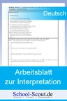 Arbeitsblätter zu "Sonntag" von Max Bolliger - Unterrichtshilfen und Kopiervorlagen zu literarischen Texten für die Sekundarstufe I - Deutsch