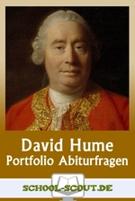 David Hume - Eine Untersuchung über den menschlichen Verstand - Portfolio Abiturfragen - alles, was man zum Abitur braucht - Philosophie