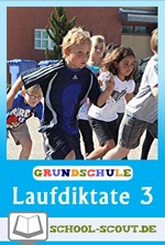 Laufdiktate 3. Schuljahr - Deutsch Diktate 3. Klasse zum sofortigen Download - Deutsch