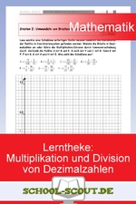 Multiplikation und Division von Dezimalzahlen - Stationenlernen - Lernzirkel Mathematik / Stationenlernen - zum sofortigen Download - Mathematik