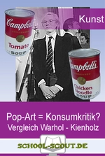 Zusatzmaterial - Pop-Art = Konsumkritik? - Ein Vergleich von Andy Warhol - Edward Kienholz - Kunst/Werken