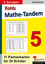 Mathe-Tandem - Partnerrechnen im 5. Schuljahr - 11 Partnerkarten für 24 Schüler - Mathematik
