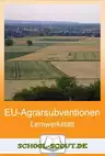 Lernwerkstatt: EU-Agrarsubventionen - Veränderbare Arbeitsblätter für den Unterricht - Erdkunde/Geografie