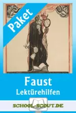 Übungspaket: "Faust I" von Goethe - Lektürehilfen, Interpretationen, Arbeitsblätter im preiswerten Paket - Deutsch