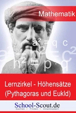 Höhensätze (Pythagoras und Euklid) - Stationenlernen - Lernzirkel Mathematik / Stationenlernen - zum sofortigen Download - Mathematik