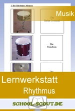 Lernwerkstatt: Rhythmus - Veränderbare Arbeitsblätter für den Unterricht - Musik
