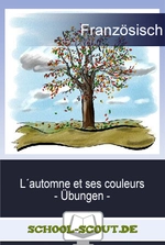 L’automne et ses couleurs - Übungen - Arbeitsblätter zum Herbst - Französisch