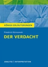 Interpretation zu Dürrenmatt, Friedrich - Der Verdacht - Textanalyse und Interpretation des Kriminalromans - Deutsch