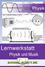 Lernwerkstatt: Schall - Physik und Musik - Veränderbare Arbeitsblätter für den Unterricht für die Klassen 5 bis 6 - Physik