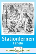 Stationenlernen: Fabel - Lernen an Stationen im Deutschunterricht - Deutsch
