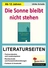 Die Sonne bleibt nicht stehen - Literaturseiten mit Lösungen - Textverständnis & Lesekompetenz - Deutsch