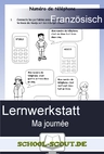 Lernwerkstatt: Ma journée - Veränderbare Arbeitsblätter für den Unterricht - Französisch