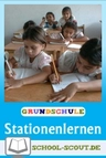 Stationsläufe Deutsch für die Grundschule im Paket - Arbeitsblätter, Unterrichtsmaterialien als preiswerte Sammlung - Deutsch