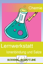 Lernwerkstatt: Ionenbindung und Salze - Veränderbare Arbeitsblätter für den Unterricht - Chemie