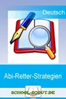 Abi-Retter-Strategien: Textanalyse - Schencks Reihe: Abi-Retter-Strategien - Deutsch