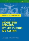 Interpretation zu Schmitt, Éric-Emmanuel: Monsieur Ibrahim et les fleurs du Coran - Textanalyse und Interpretation mit ausführlicher Inhaltsangabe - Französisch