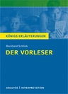 Interpretation zu Schlink, Bernhard - Der Vorleser - Textanalyse und Interpretation mit ausführlicher Inhaltsangabe - Deutsch