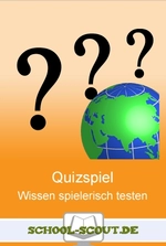 Quizspiele: Erdkunde - Wissen spielerisch testen und vertiefen - Erdkunde/Geografie