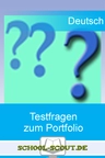 Testfragen zum Lernportfolio Deutsch Klasse 6: Übersicht über das, was die Schüler am Ende des Schuljahres wissen und können - Ich teste meinen Lernstand - Deutsch