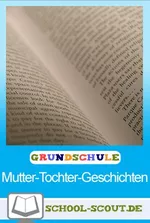 School-Scout-Mutter-Tochter-Geschichten zum Herbst - Bildergeschichten - Deutsch