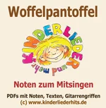 Noten zur CD "Woffels Spiellieder" von Woffelpantoffel - Kinderlieder Downloadmaterial - Musik