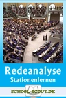 Redeanalyse - Stationenlernen - Lernen an Stationen im Deutschunterricht - Deutsch