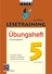 Lesetraining Übungsheft 5: Ergänzendes Arbeitsmaterial - Lesen üben mit unterhaltsamen und spannenden Texten - Deutsch