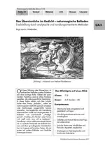 Das Übersinnliche im Gedicht - Naturmagische Balladen. Erschließung durch analytische und handlungsorientierte Methoden - Deutsch