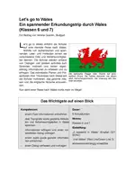 Let's go to Wales - Ein spannender Erkundungstrip durch Wales - Englisch