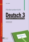 Förderunterricht Deutsch 3: Sinnerfassend lesen, korrekt abschreiben - 15 Übungskarteien mit Selbstkontrolle - Deutsch