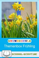 Themenbox Frühling für den Deutschunterricht - Stationenlernen, Diktate, Lesetraining und mehr - Deutsch