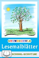 27 differenzierte Lesemalblätter zum Thema Frühling / Ostern für die 1., 2. und 3. Klasse - School-Scout Unterrichtsmaterial Deutsch - Deutsch