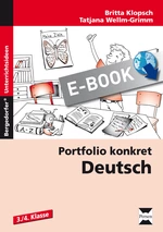 Portfolio konkret: Deutsch, 3./4. Klasse - Aufgabenblätter zum Herunterladen - Grundschule Deutsch - Deutsch
