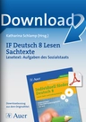 Deutsch Klasse 8 - Lesen: Sachtexte - Lesetext: Aufgaben des Sozialstaats - Individuell fördern Deutsch - Deutsch