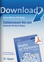 Mathe an Stationen Klasse 2: Zahlenraum bis 100 - Stationentraining Mathematik Grundschule - Mathematik