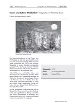 Innere und äußere Wirklichkeit - Imagination im Werk von Max Ernst - Kunst/Werken