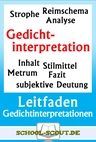 Gedichtinterpretationen im Unterricht - Leitfaden und Unterrichtsentwurf: Gedichte - Deutsch