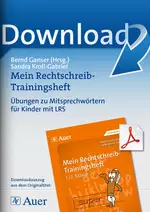 Übungen zu Mitsprechwörtern für Kinder mit LRS - Mein Rechtschreib-Trainingsheft: Wissenstest für Kinder mit LRS - Deutsch
