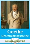 "Natur und Kunst" Goethe - Unterrichtsbausteine - Interpretation und Arbeitsblätter zur Lyrik der Weimarer Klassik - Deutsch