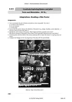 Creatively Exploring Romeo and Juliet - Romeo und Julia im Englischunterricht (SEK II) - Englisch