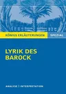 Lyrik des Barock - Interpretationen zu wichtigen Werken der Epoche - Kulturgeschichtlicher Hintergrund, Gedichtanalysen und Abiturvorbereitung - Deutsch
