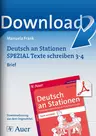 Deutsch an Stationen 3/4: Der Brief - Handlungsorientierte Materialien für die Klassen 3 und 4 - Deutsch