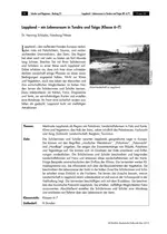 Lappland - Lebensraum in Tundra & Taiga - Länder und Regionen der Welt - Erdkunde/Geografie
