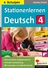 Stationenlernen Deutsch / 4. Schuljahr - Grammatik - Rechtschreibung / Zeichensetzung - Schreiben - Lesen - Deutsch