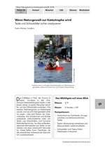 Wenn Naturgewalt zur Katastrophe wird - Texte und Schaubilder sicher analysieren - Deutsch