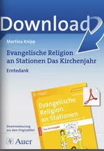 Lernzirkel: Erntedank - Evangelische Religion  an Stationen: Das Kirchenjahr - Religion